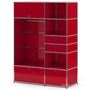 USM Haller Wardrobe Model I, USM ruby red