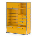 USM Haller Wardrobe Model II, Golden yellow RAL 1004