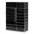 USM Haller Wardrobe Model II, Graphite black RAL 9011