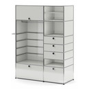 USM Haller Wardrobe Model II, Light grey RAL 7035