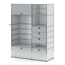 USM Haller Wardrobe Model II, USM matte silver