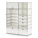 USM Haller Wardrobe Model II, Pure white RAL 9010