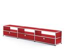 USM Haller HiFi-Lowboard, USM ruby red