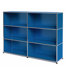 USM Haller Highboard L open, Gentian blue RAL 5010