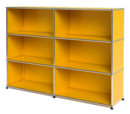 USM Haller Highboard L open, Golden yellow RAL 1004