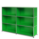 USM Haller Highboard L open, USM green