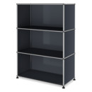 USM Haller Highboard M open, Anthracite RAL 7016