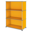 USM Haller Highboard M open, Golden yellow RAL 1004