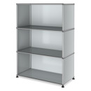 USM Haller Highboard M open, Light grey RAL 7035