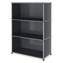 USM Haller Highboard M open, Mid grey RAL 7005