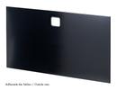 USM Haller Panel With Cable Cut-Out, 75 x 35 cm, Graphite black RAL 9011, Top centre