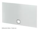 USM Haller Panel With Cable Cut-Out, 50 x 35 cm, Light grey RAL 7035, Bottom centre