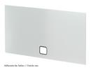 USM Haller Panel With Cable Cut-Out, 75 x 35 cm, Light grey RAL 7035, Bottom centre