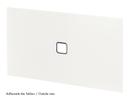 USM Haller Panel With Cable Cut-Out, 75 x 35 cm, Pure white RAL 9010, Centre centre