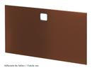USM Haller Panel With Cable Cut-Out, 35 x 35 cm, USM brown, Top centre