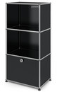 USM Haller Highboard for Kids with 1 Drop-down Door, Graphite black RAL 9011