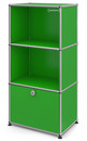 USM Haller Highboard for Kids with 1 Drop-down Door, USM green