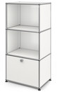 USM Haller Highboard for Kids with 1 Drop-down Door, Pure white RAL 9010