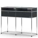 USM Haller Console Table, Anthracite RAL 7016
