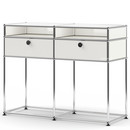 USM Haller Console Table, Pure white RAL 9010
