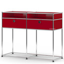 USM Haller Console Table, USM ruby red