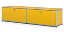 USM Haller Lowboard L with 2 Drop-down Doors, Golden yellow RAL 1004