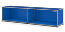 USM Haller Lowboard L open, Gentian blue RAL 5010