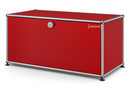 USM Haller Lowboard M, with 1 Drop-down Door, USM ruby red