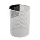 USM Metal Waste Basket, With divider, Light grey RAL 7035