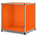 USM Haller Side Table Open, Pure orange RAL 2004