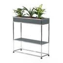 USM Haller Plant Side Table Type 1, Mid grey RAL 7005