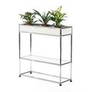 USM Haller Plant Side Table Type 1, Pure white RAL 9010