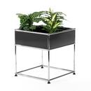 USM Haller Plant Side Table Type 2, Anthracite RAL 7016, 50 cm