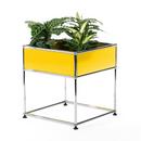 USM Haller Plant Side Table Type 2, Golden yellow RAL 1004, 50 cm