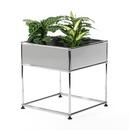 USM Haller Plant Side Table Type 2, Light grey RAL 7035, 50 cm