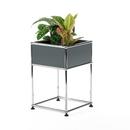 USM Haller Plant Side Table Type 2, Mid grey RAL 7005, 35 cm