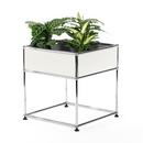 USM Haller Plant Side Table Type 2, Pure white RAL 9010, 50 cm