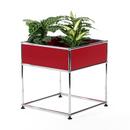 USM Haller Plant Side Table Type 2, USM ruby red, 50 cm