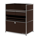 USM Haller Surgery Sideboard, USM brown, No locks