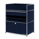 USM Haller Surgery Sideboard, Steel blue RAL 5011, No locks