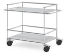 USM Haller Surgery Trolley, With bars, USM matte silver