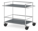 USM Haller Surgery Trolley, With bars, Mid grey RAL 7005