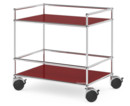 USM Haller Surgery Trolley, Without bar, USM ruby red