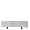 USM Privacy Panels Table Screen, For USM Haller Table classic, 175 cm, Light grey