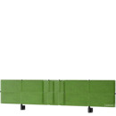 USM Privacy Panels Table Screen, For USM Haller Table classic, 200 cm, Green