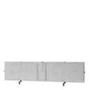 USM Privacy Panels Table Screen, Für USM Haller Table Plus/Advanced, 175 cm, Light grey