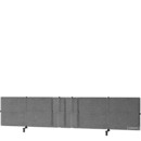 USM Privacy Panels Table Screen, Für USM Haller Table Plus/Advanced, 200 cm, Anthracite