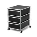 Details USM Haller USM Haller Mobile Pedestal with 3 Drawers Type I (with Counterbalance) USM Haller Mobile Pedestal with 3 Drawers Type I (with Counterbalance)