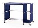 USM Haller Desktop on Castors Type 1, Steel blue RAL 5011