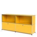 USM Haller Sideboard L with 2 Drop-down Doors, Golden yellow RAL 1004